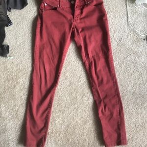 Target red skinny jeans